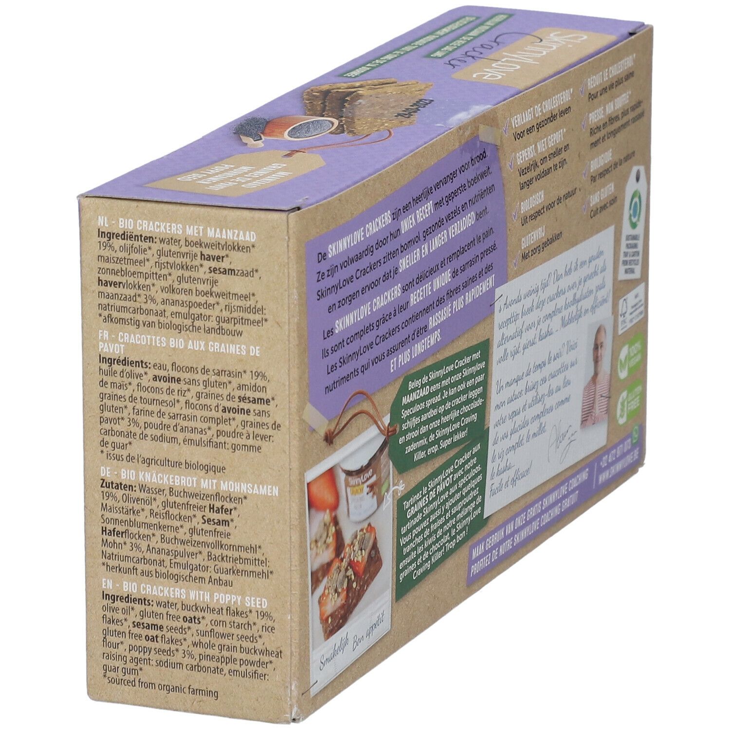 SKINNYLOVE Bio-Mohncracker