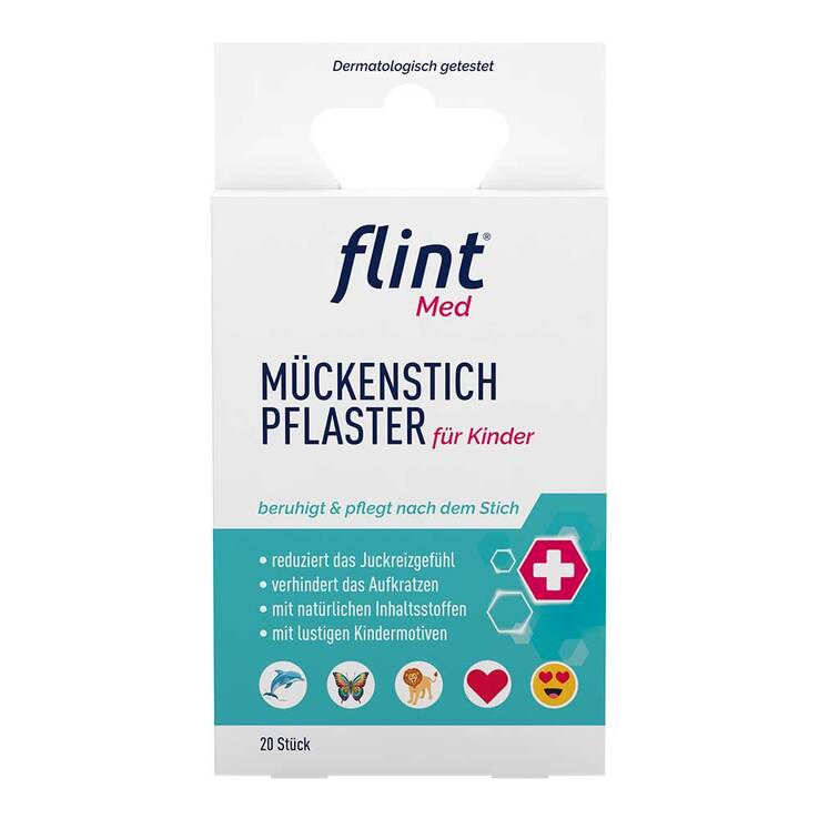 Flint Med Mückenstich Pflaster für Kinder, 20 St