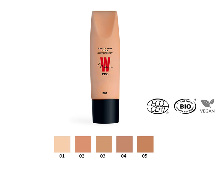 Miss W Pro - Fond de Teint Fluide BIO, 35ml