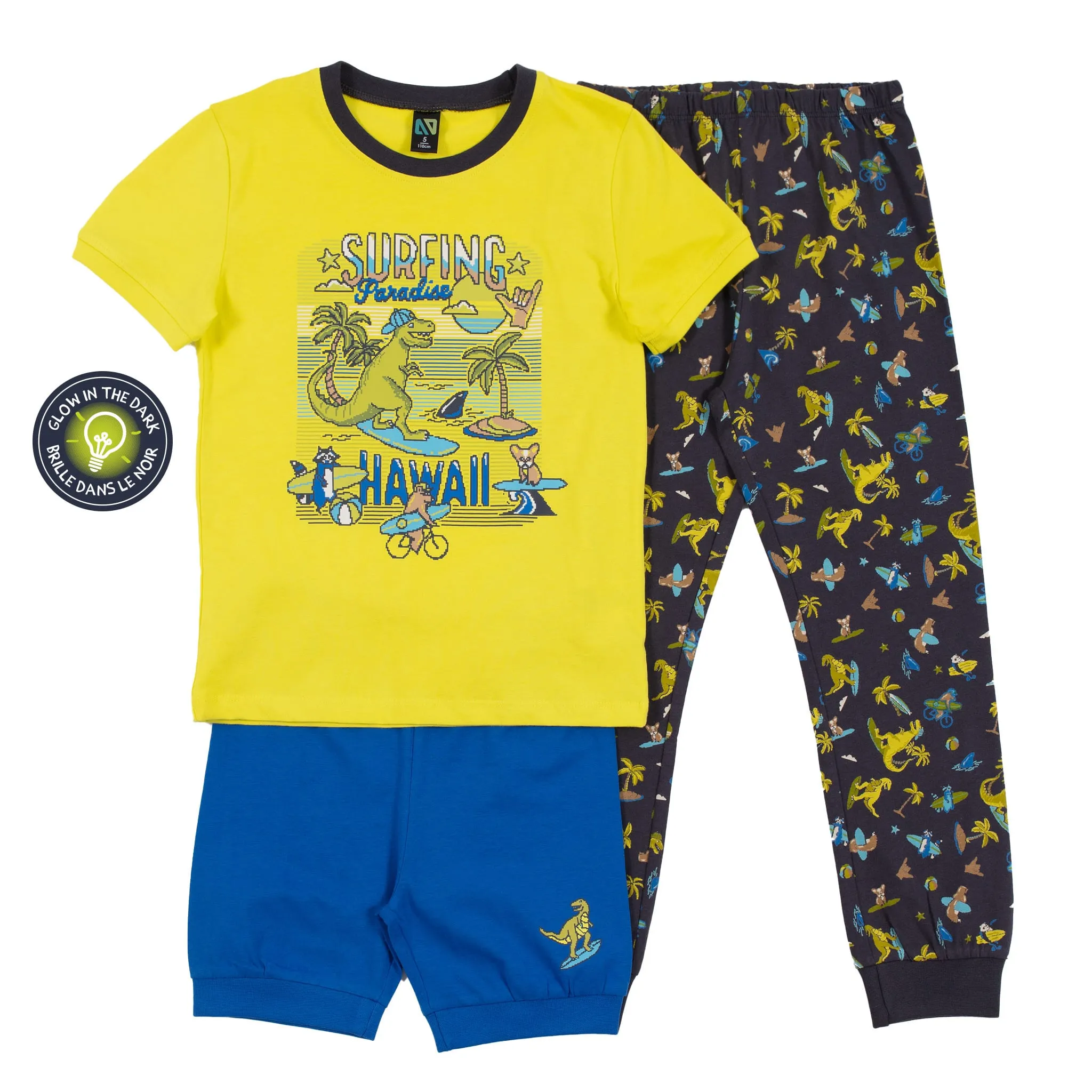 Nanö Pyjama 3 Pièces Dinos 7-12ans