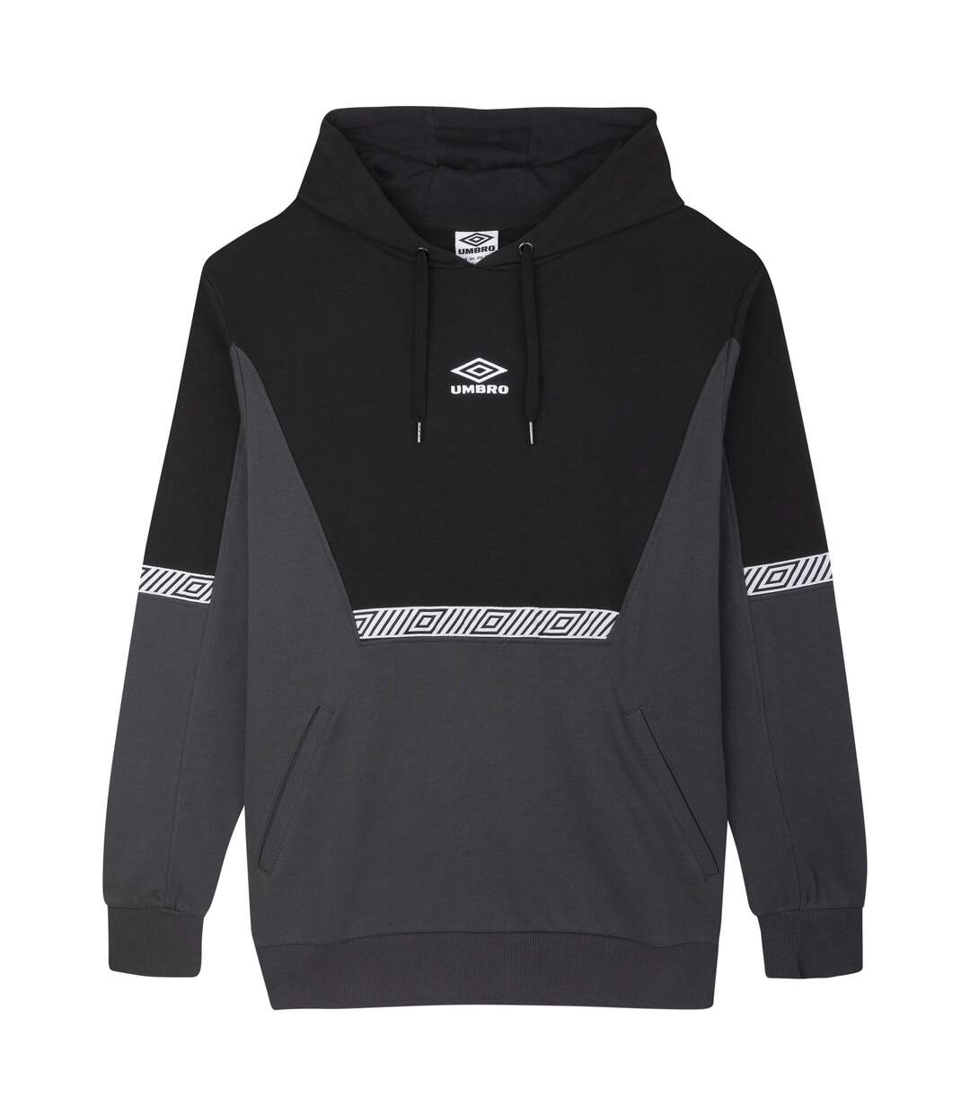 Umbro - Sweat à capuche SPORTS STYLE CLUB - Homme (Gris / Noir) - UTUO1726