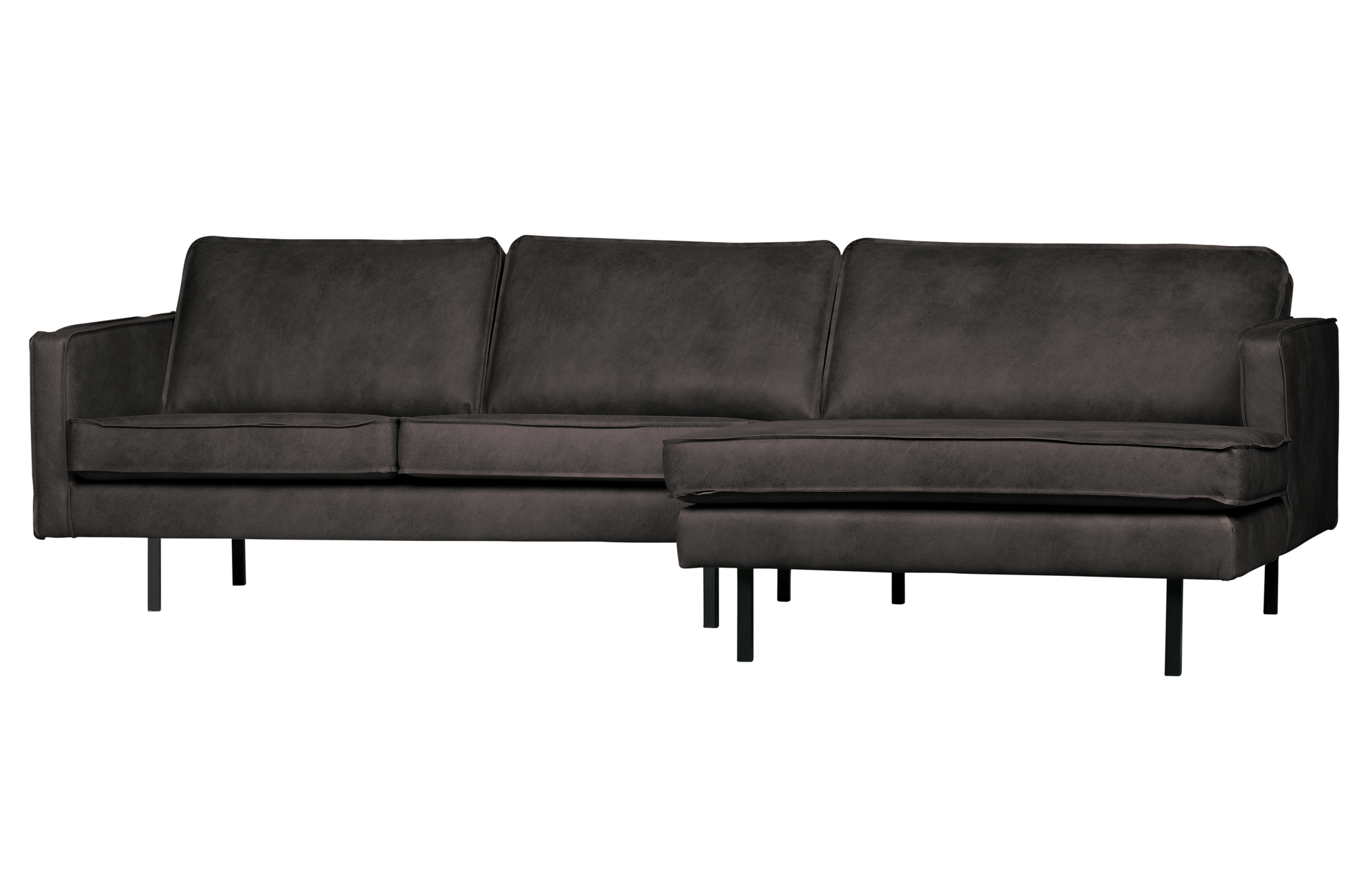 Chaise longue Rodeo zwart Rodeo Chaise Longue Rechts - Zwart