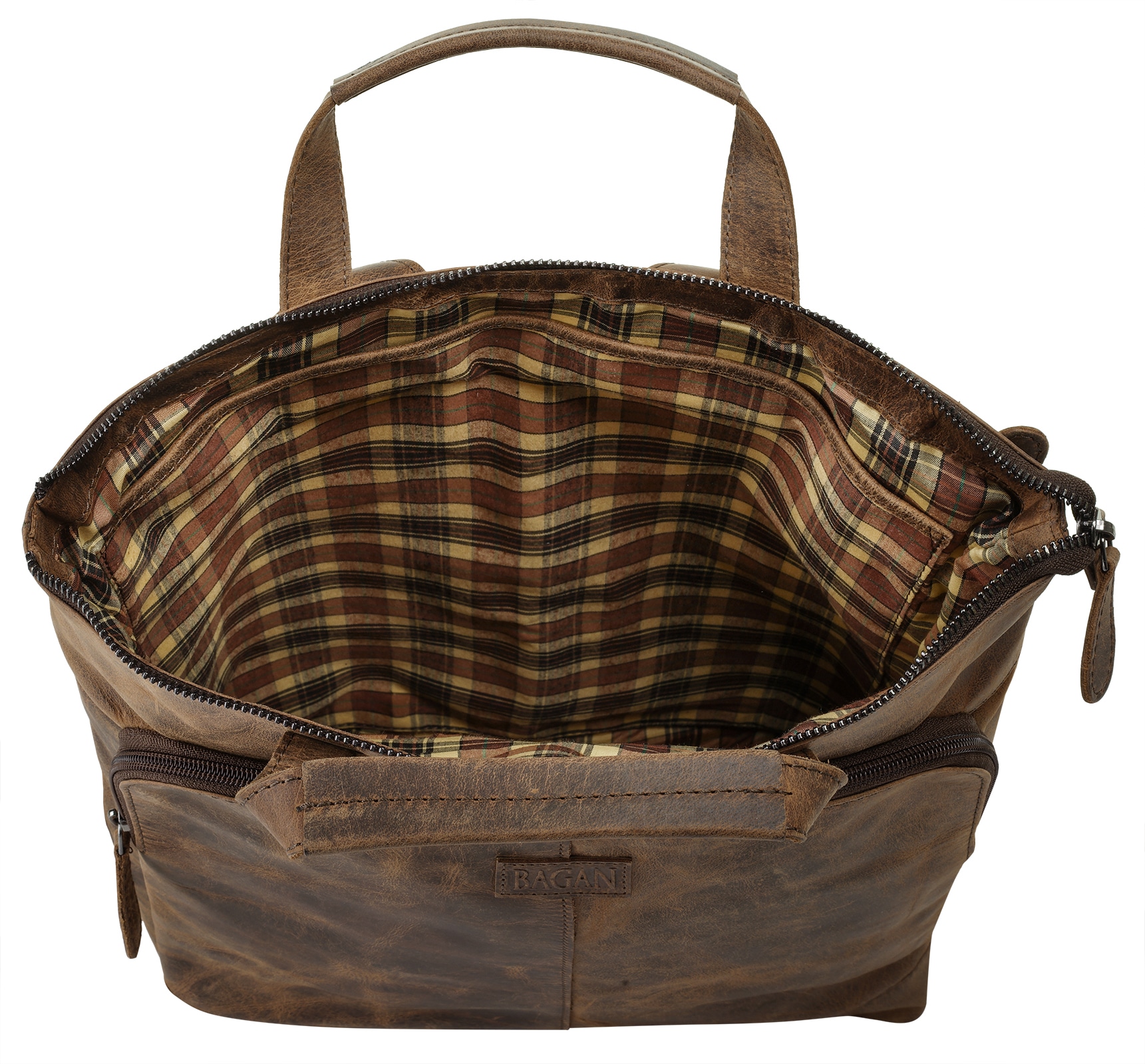 Bagan Cityrucksack echt Leder