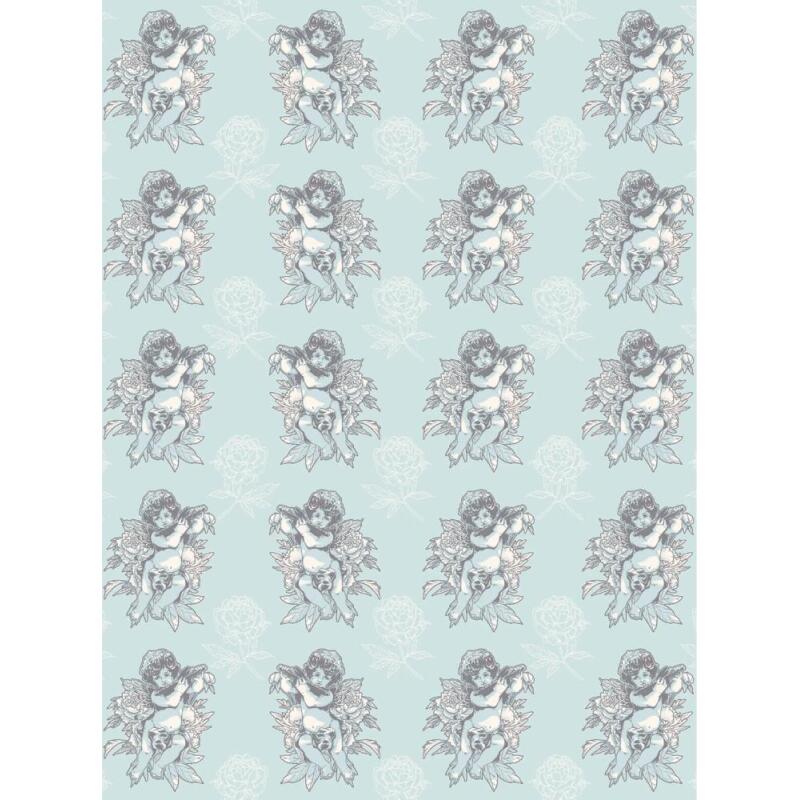 761 - Pochette 20 feuilles Décopatch - Bleu