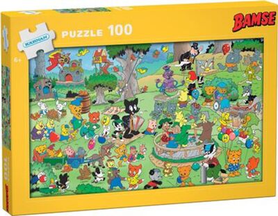 Bamse Puslespill 100 Brikker