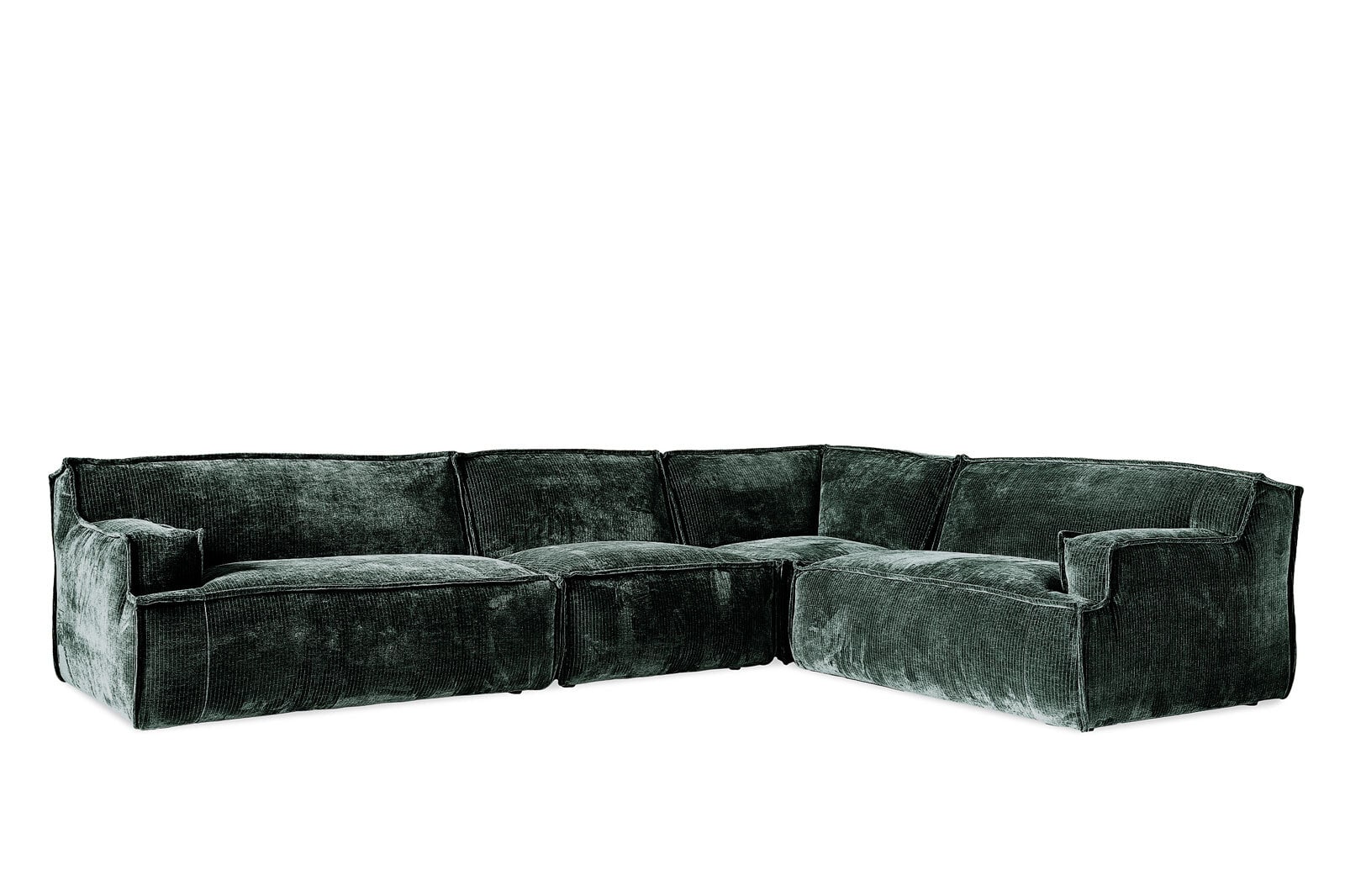 BOHOME Ecksofa LEEDS Cord Levis niagara