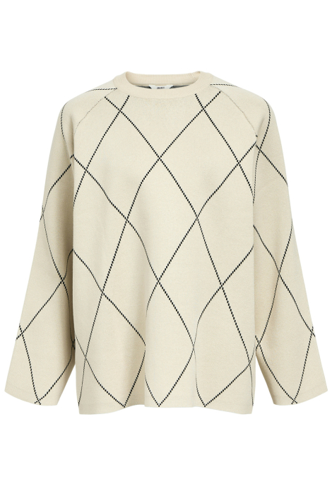 Object beige dames trui
