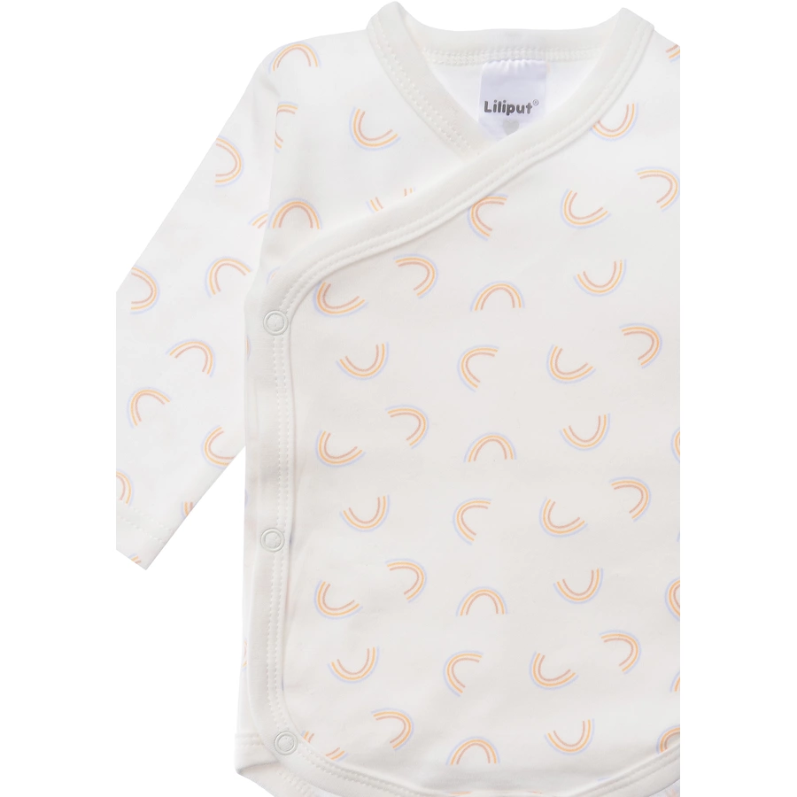 Liliput Wickelbody Regenbogen weiss