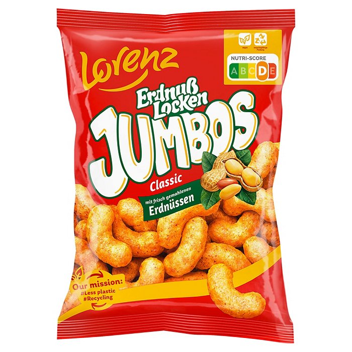LORENZ Erdnusslocken 150 g, Jumbos