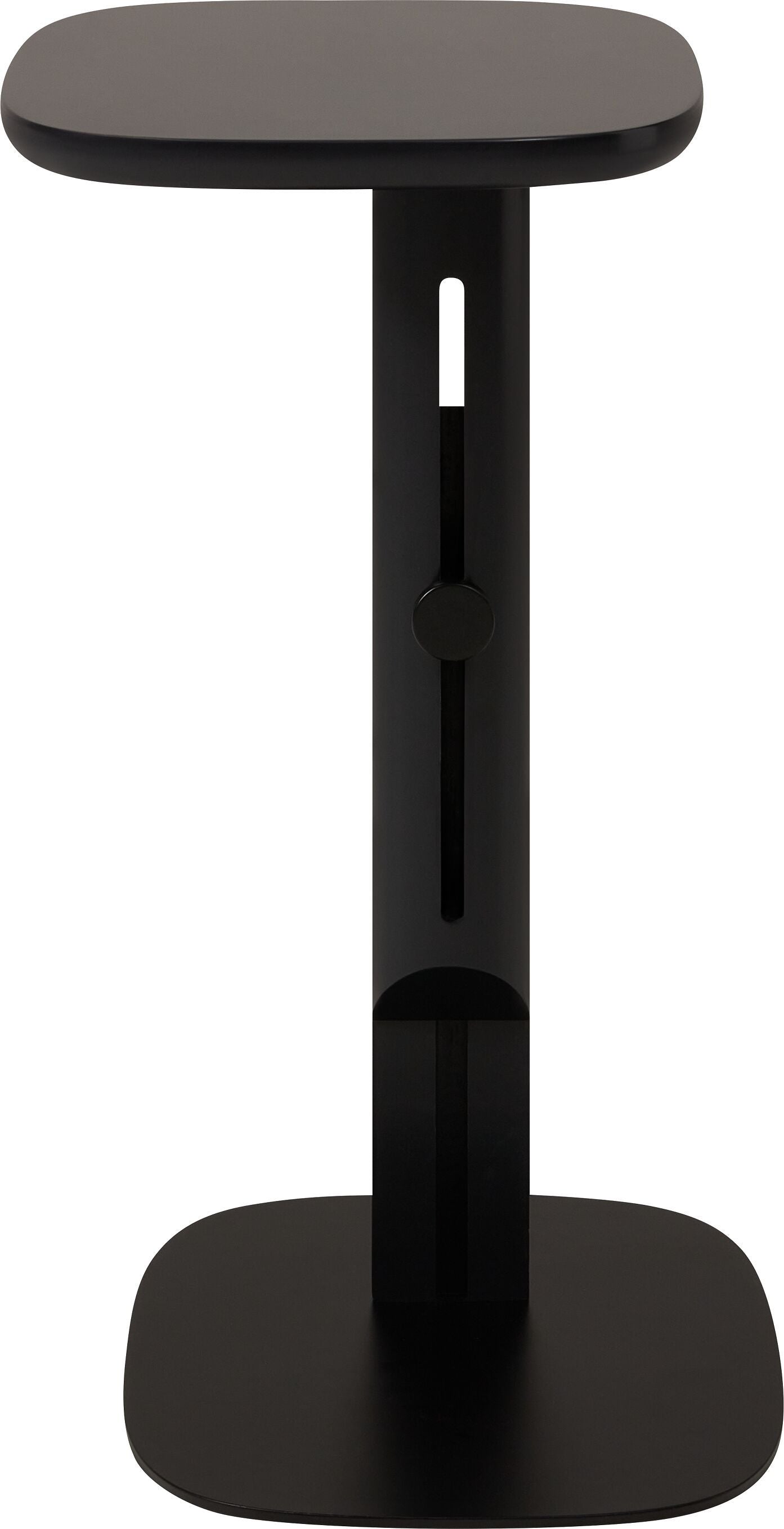 LIVIA Beistelltisch - Schwarz / B: 42.0 cm x T: 42.0 cm x H: 43.0 cm