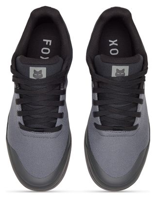 Chaussures Pédales Plates Fox Union Canvas Gris Foncé