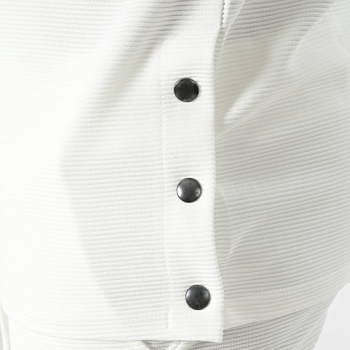 Ensemble Tee Shirt Et Short Jogging Blanc
