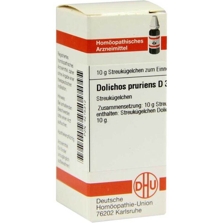 DHU Dolichos pruriens D 3 Globuli, 10 g