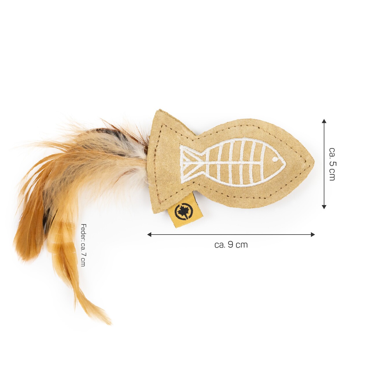 Canadian Cat Company Duftkissen aus Leder | Katzenminze | Fisch