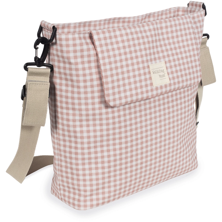 Walking Mum Wickeltasche I Love Vichy Rosa