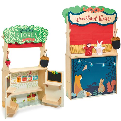 Tender leaf toys poppenkast en winkeltje