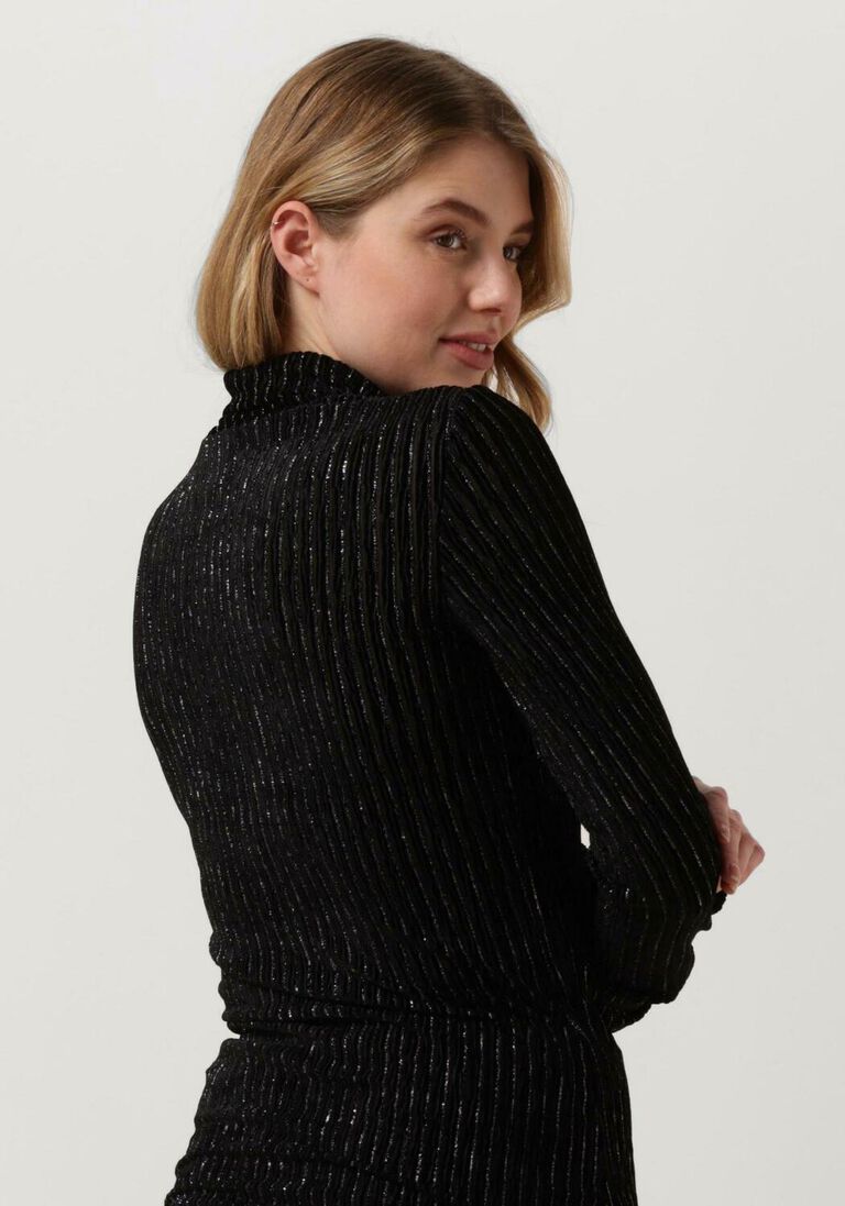 ANOTHER LABEL zwarte another label  charlot velvet top l/s