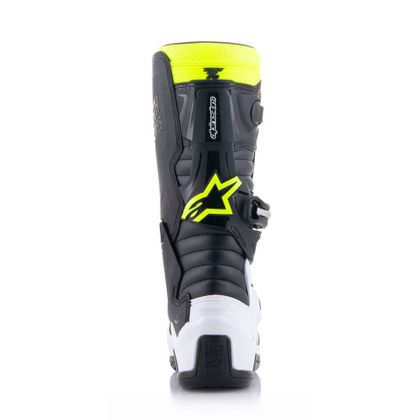 Bottes cross Alpinestars TECH 7S BLACK / ENAMEL BLUE /YELLOW FLUO ENFANT - Noir / Bleu