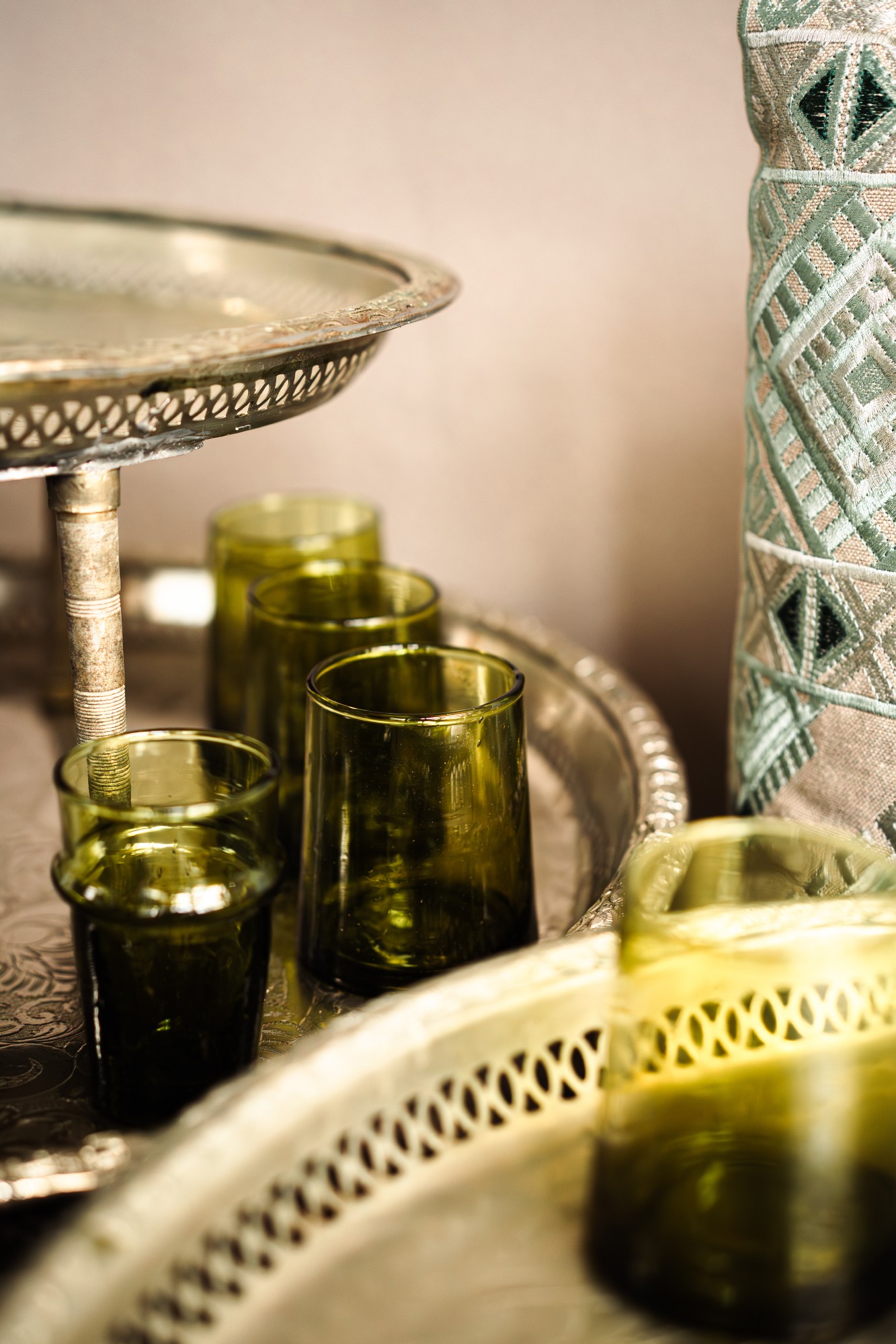 Glas grün, in 4 Größen zu 3,20