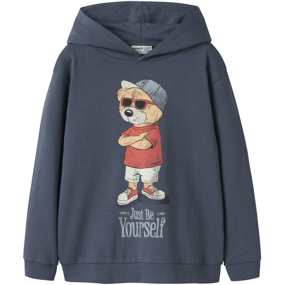 Køb Name It Vintage Indigo Nkmdobs Ls Nreg Sweat Wh Unb Box