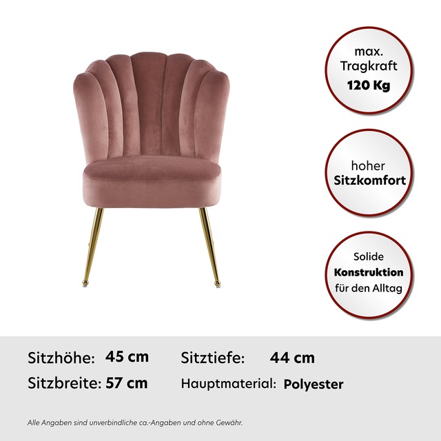 Kayoom Esszimmerstuhl »Stuhl Pippa, Rückenlehne im Retro-Stil, ausgefallene Rückenlehne« () 1 Stk.samtweicher Bezug, Eye-Catcher im Raum, ausgefallene Rückenlehne