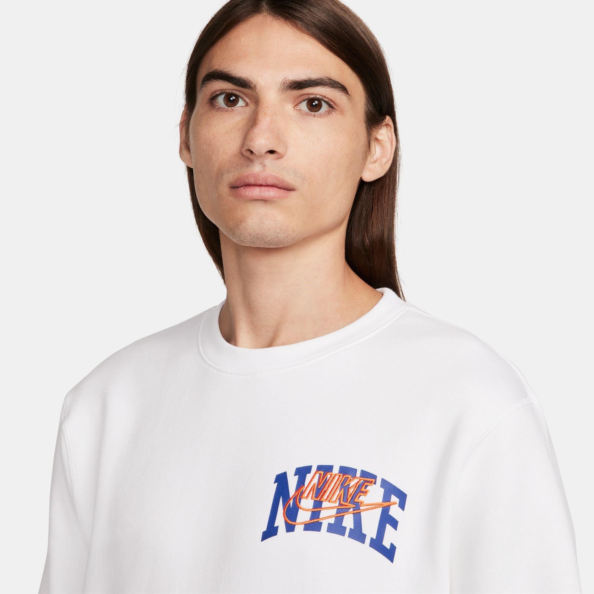 Nike Club Fleece Mens Long Sleeve Crew