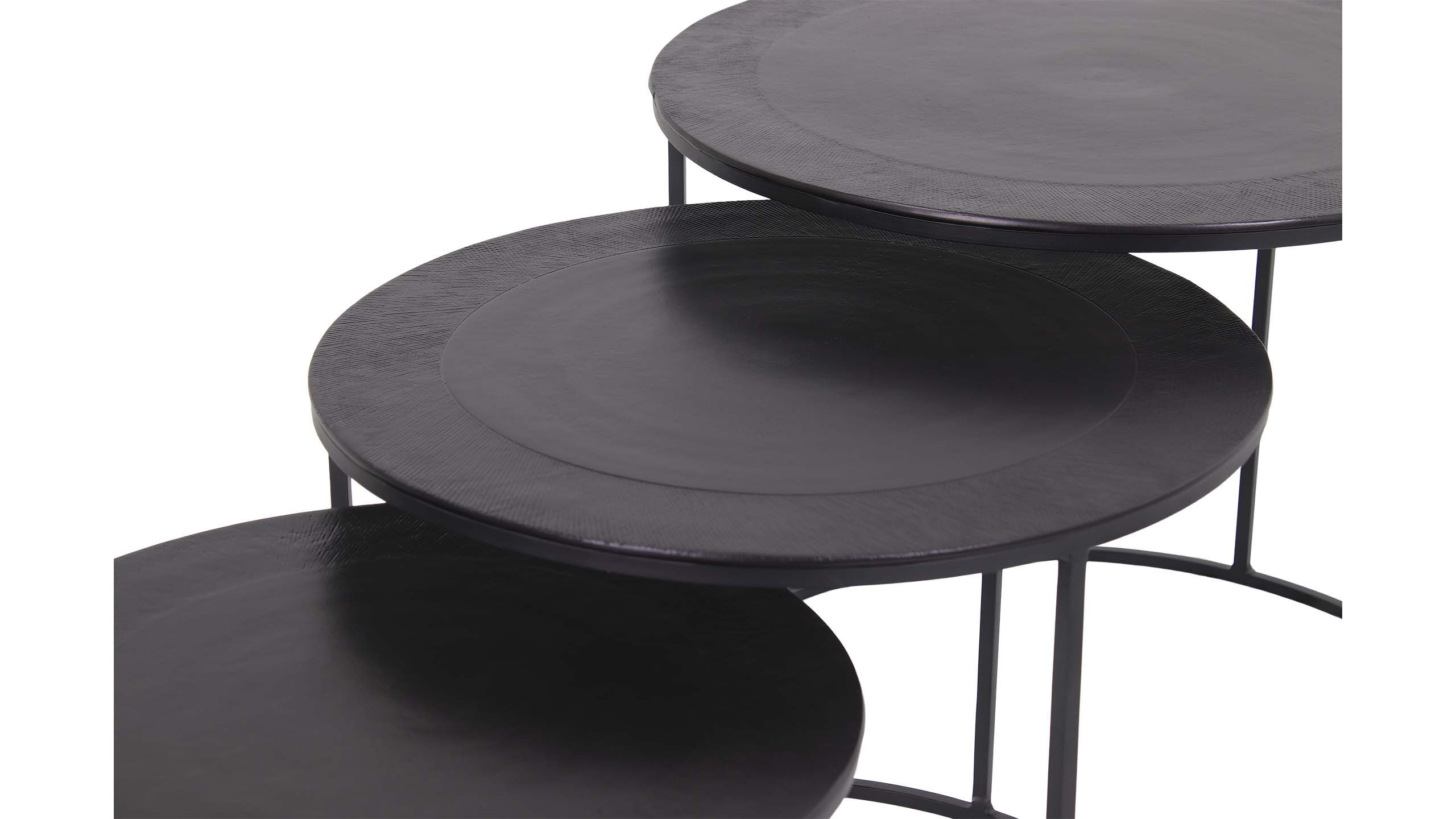 Salontafelset IV-52.009 Tres B55 x D55 x H45 cm