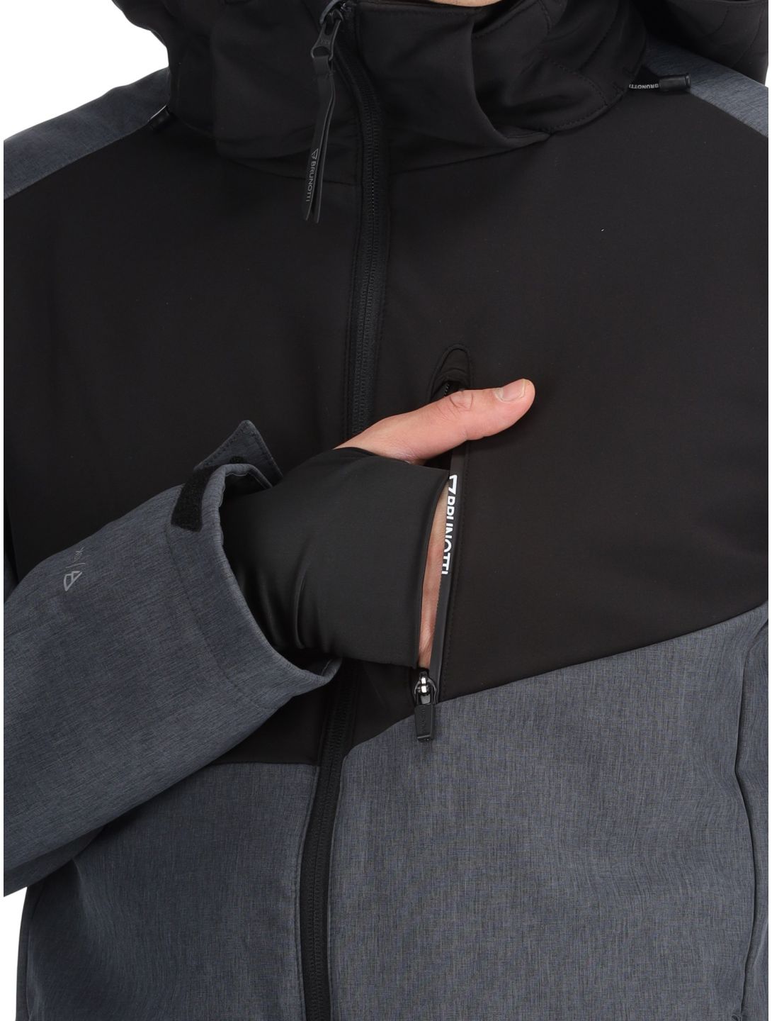 Twinstroke softshell ski-jas heren