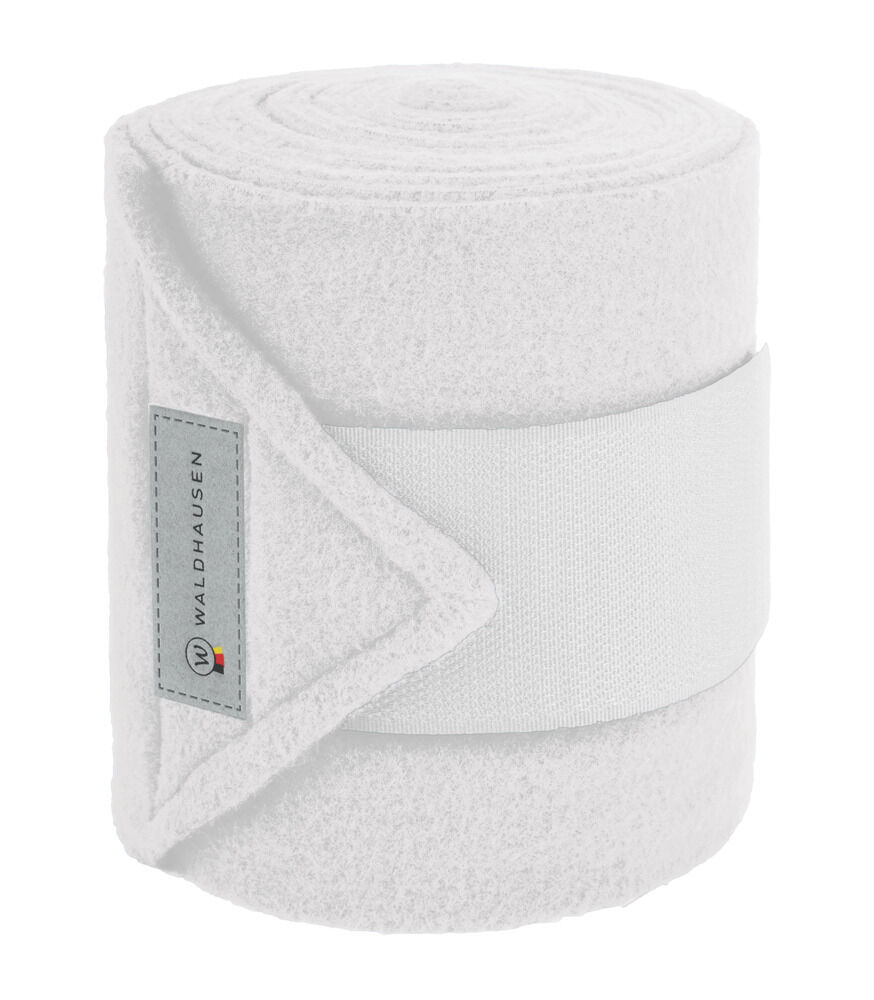 Waldhausen Bandage - Fleece - 4 stuks - Beenbescherming - Wit - 300 cm