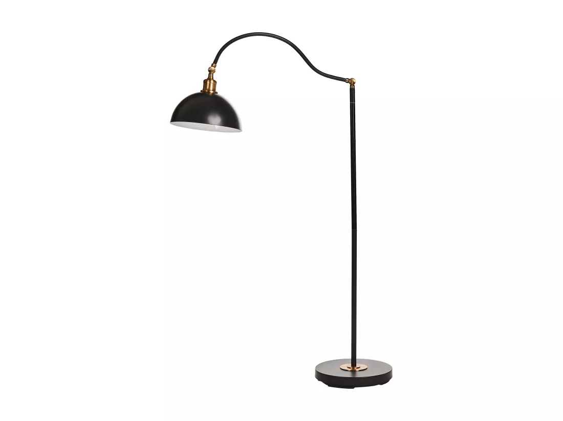 Lampadaire LENNON Réglable Métal Noir