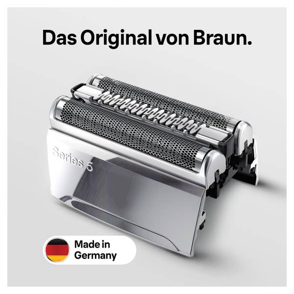 Braun Series 5 52S Elektrorasierer Scherkopf in silber