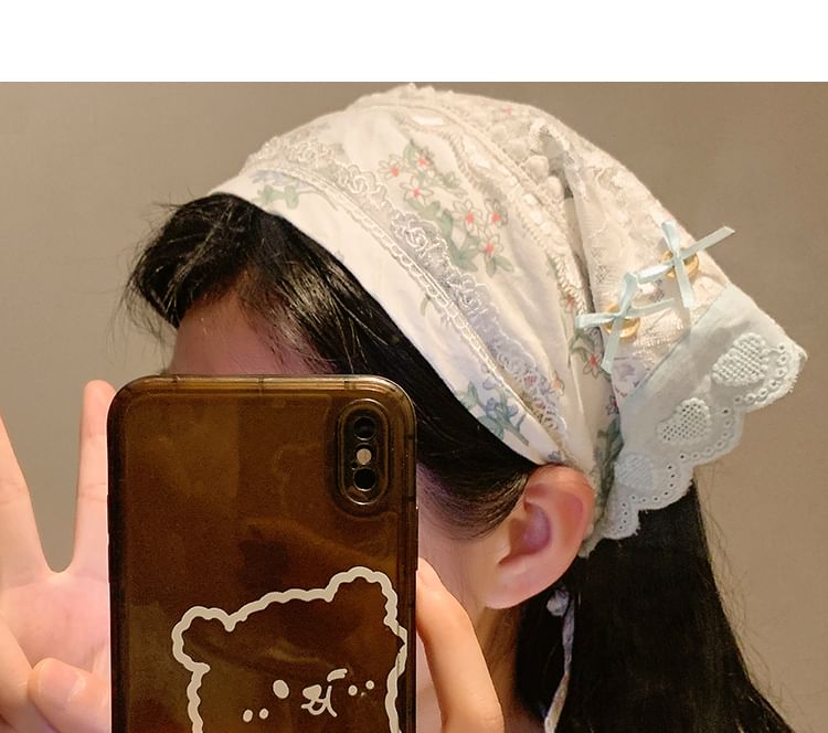 Show Mind - Chiffon kanten bandana (verschillende ontwerpen)