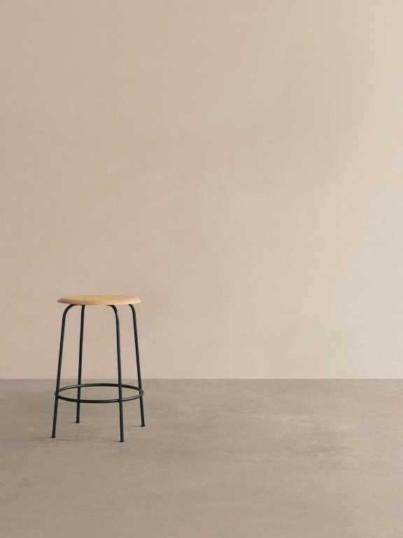 Audo Copenhagen Afteroom barkruk H63 donker eiken