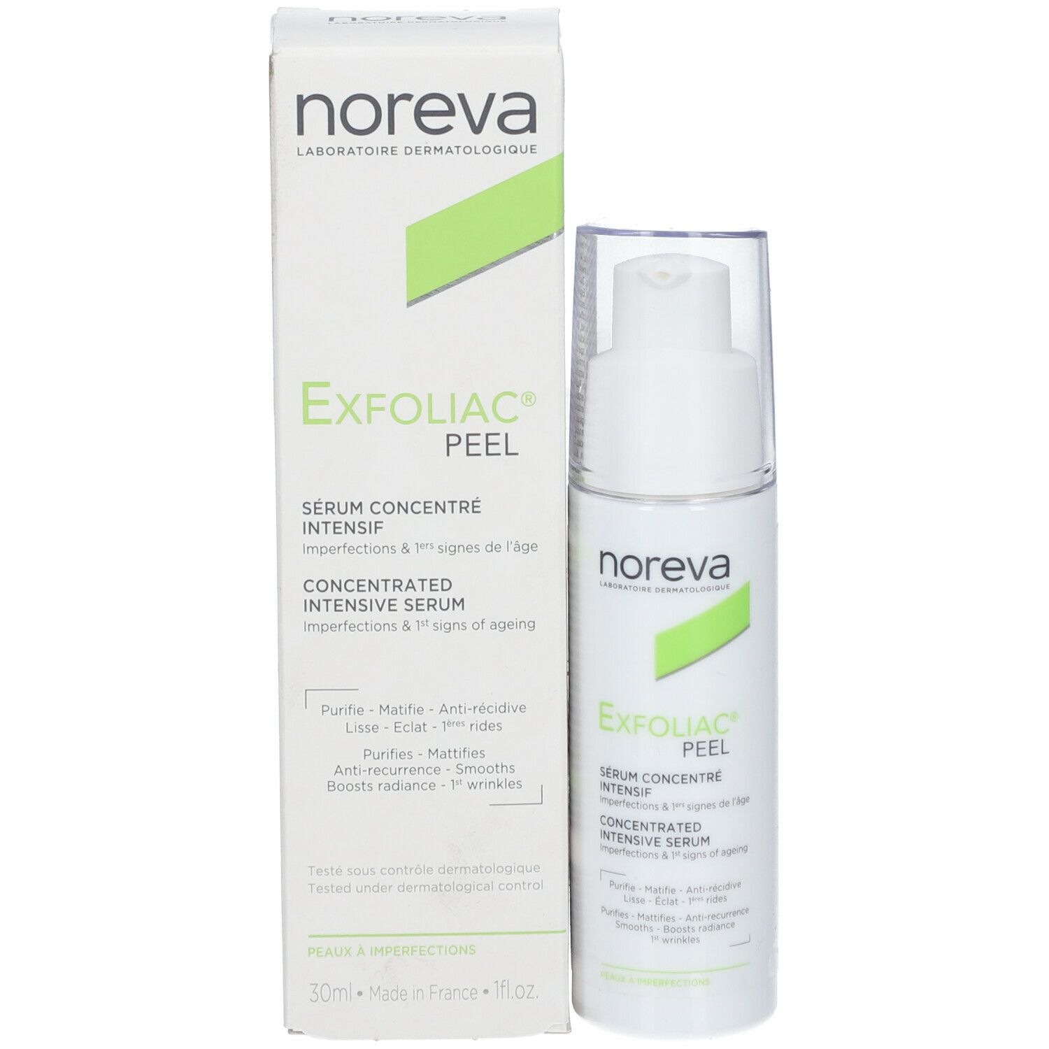 noreva Exfoliac Peel korrigierendes Serum