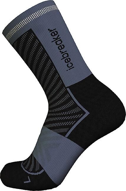 ICEBREAKER - CHAUSSETTES DE RUNNING RUN + ULTRALIGHT CREW MID M