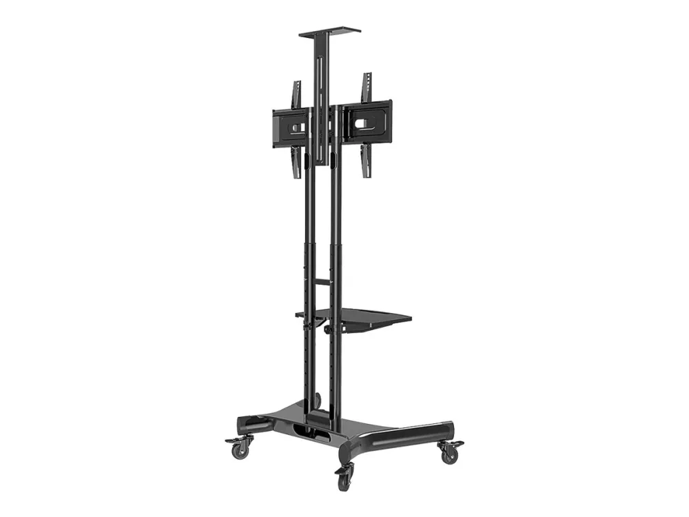 Neomounts NM-M1700 - Vogn med hjul - for LCD display - sort - skærmstørrelse: 32