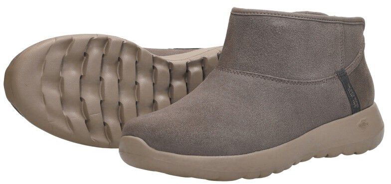 Skechers Enkellaarsjes Plat taupe