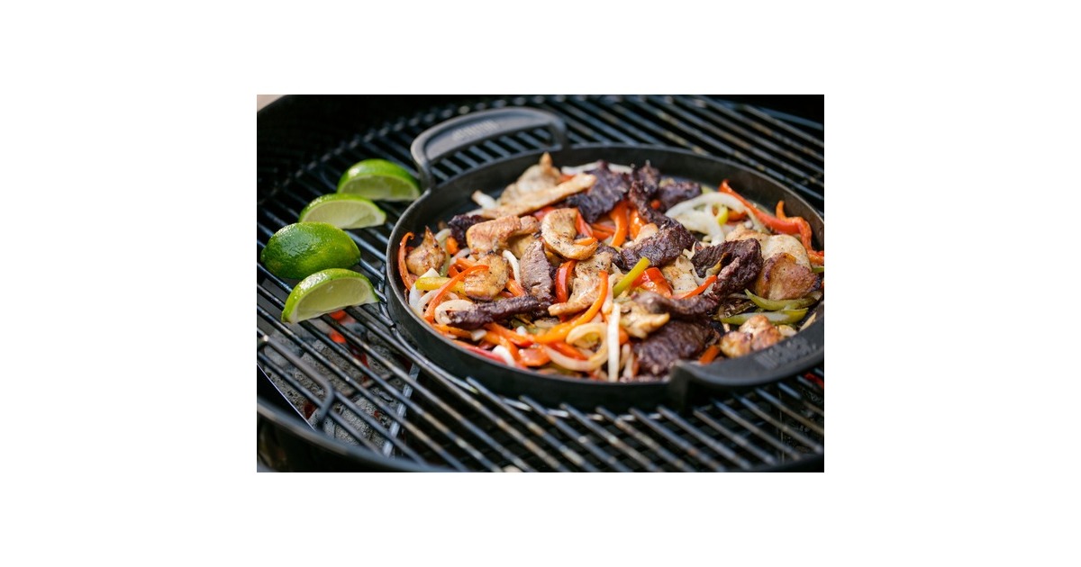 WeberBakplaat - Gourmet BBQ System grillroosters grillplaat  (Zwart)