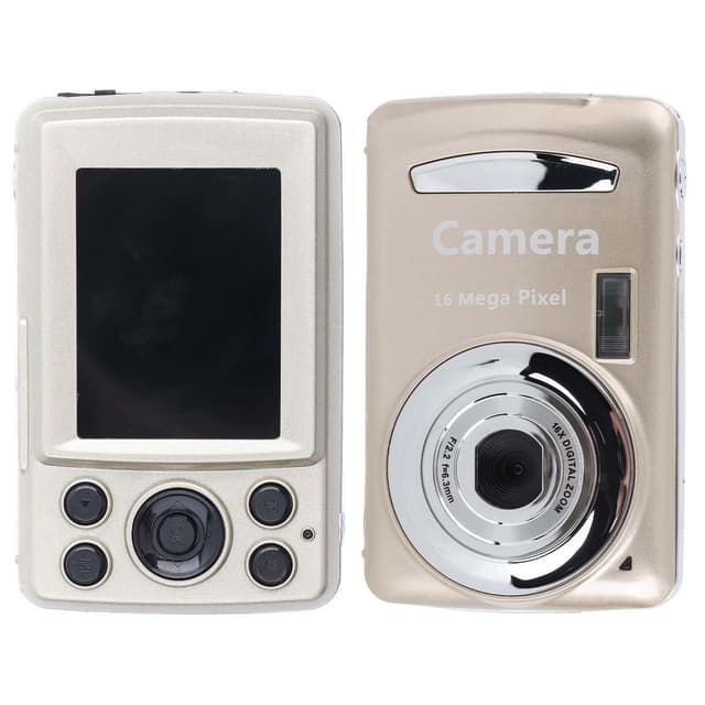 1080P, 16 MP kompakt digitalkamera med 2,4-tommer skærm