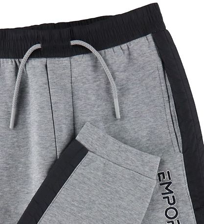 Emporio Armani Hosen - Grau Meliert/Navy