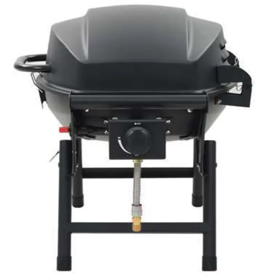 vidaXL - Barbecue - Zwart - Staal