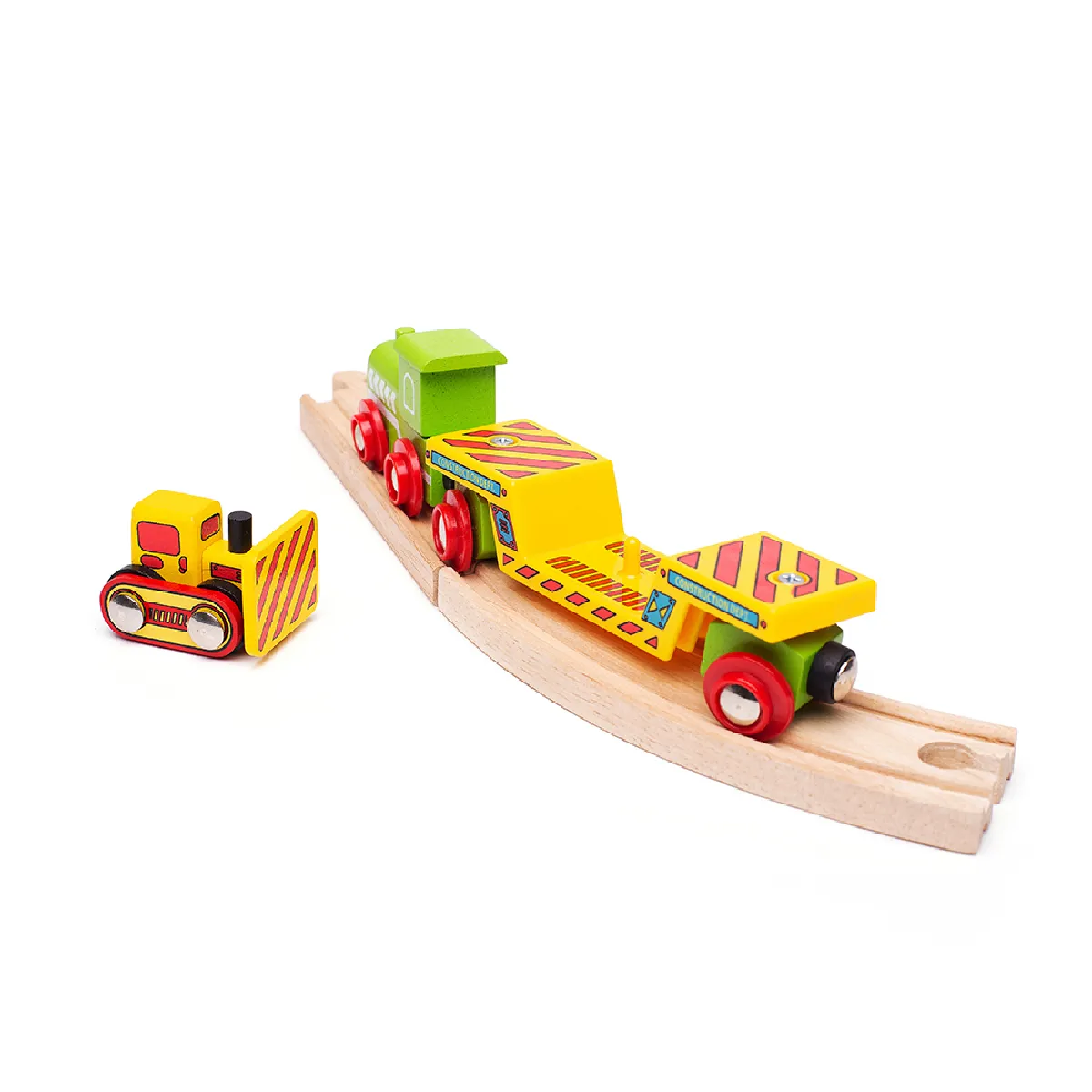 Bigjigs Rail Train de chargeur surbaissé