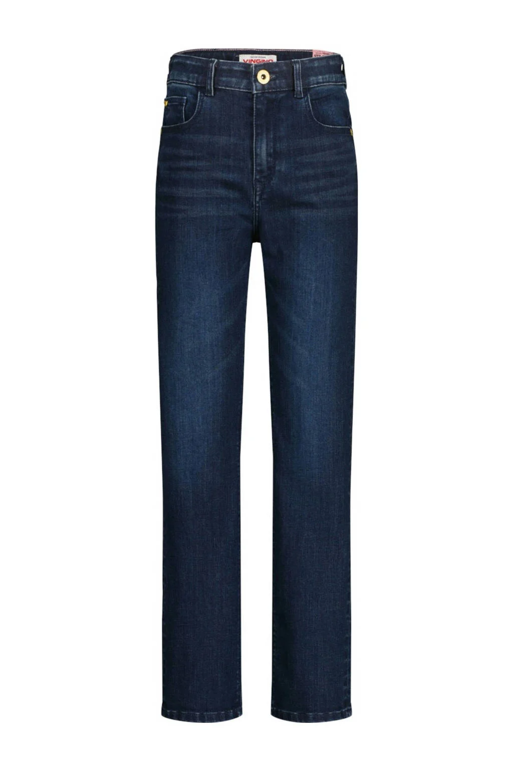 Vingino straight leg jeans dark blue denim