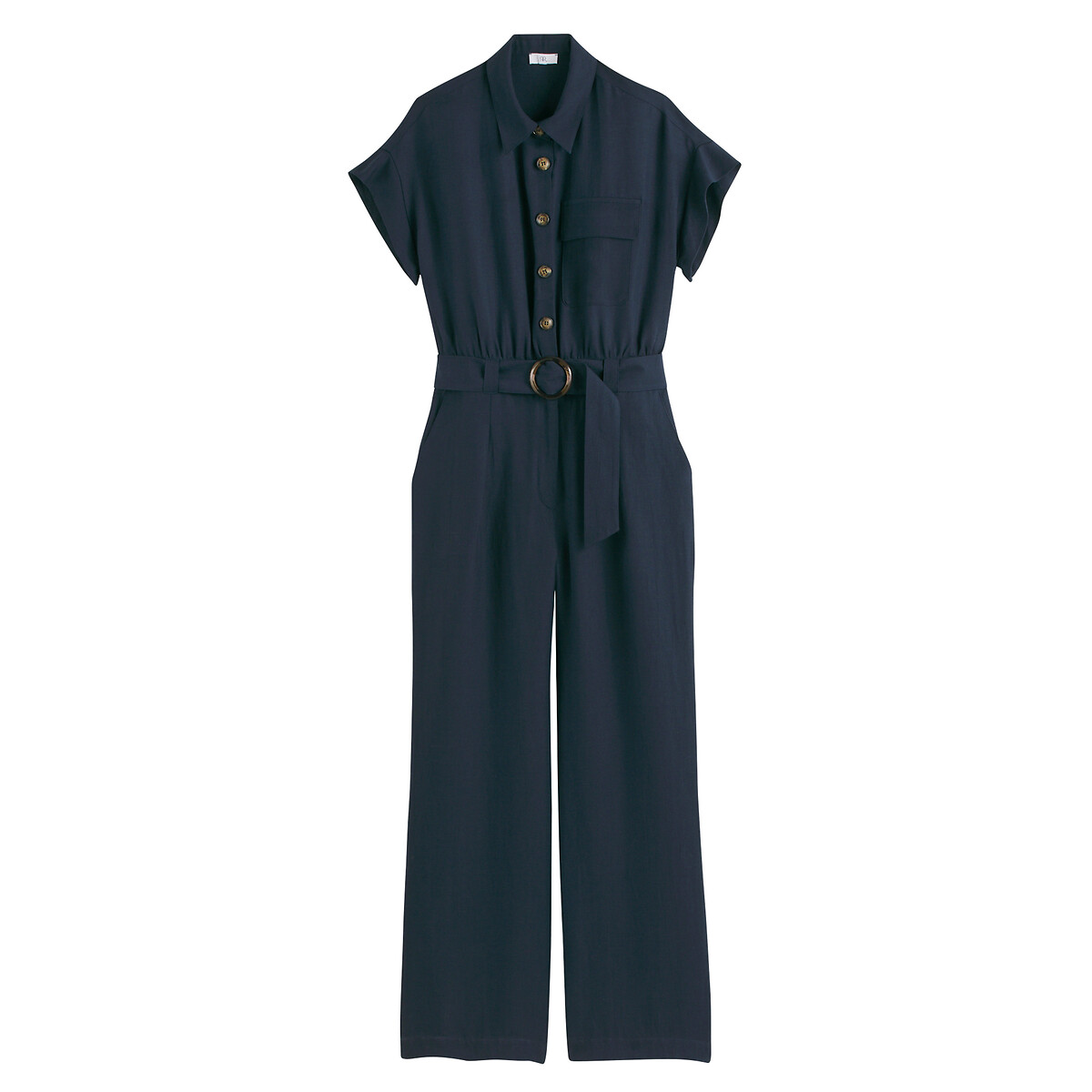 LA REDOUTE COLLECTIONS<br>Macacão em liocel/linho, assinatura ENEA