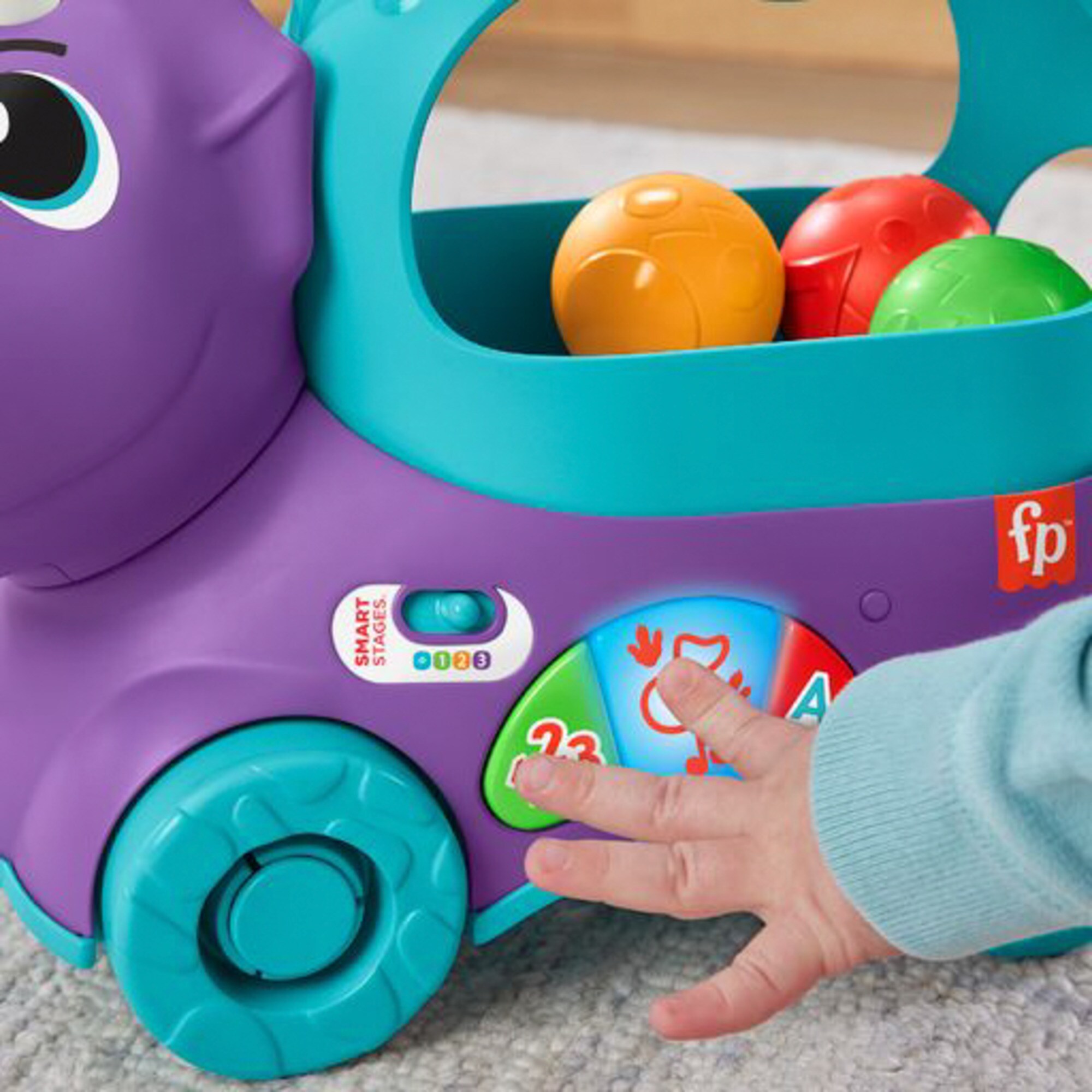 Mattel Geschicklichkeitsspiel Bällespaß Nachzieh-Dino