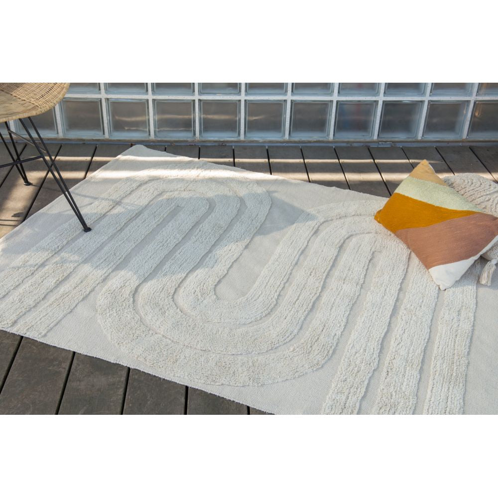 Tapis intérieur - nala - 120 x 160 cm - crème - cezare