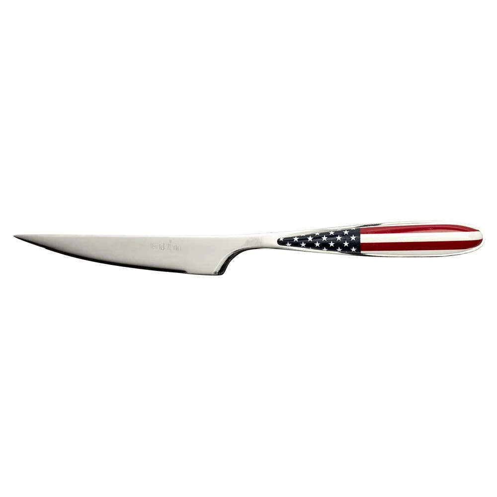 Tartineur inox design drapeau USA