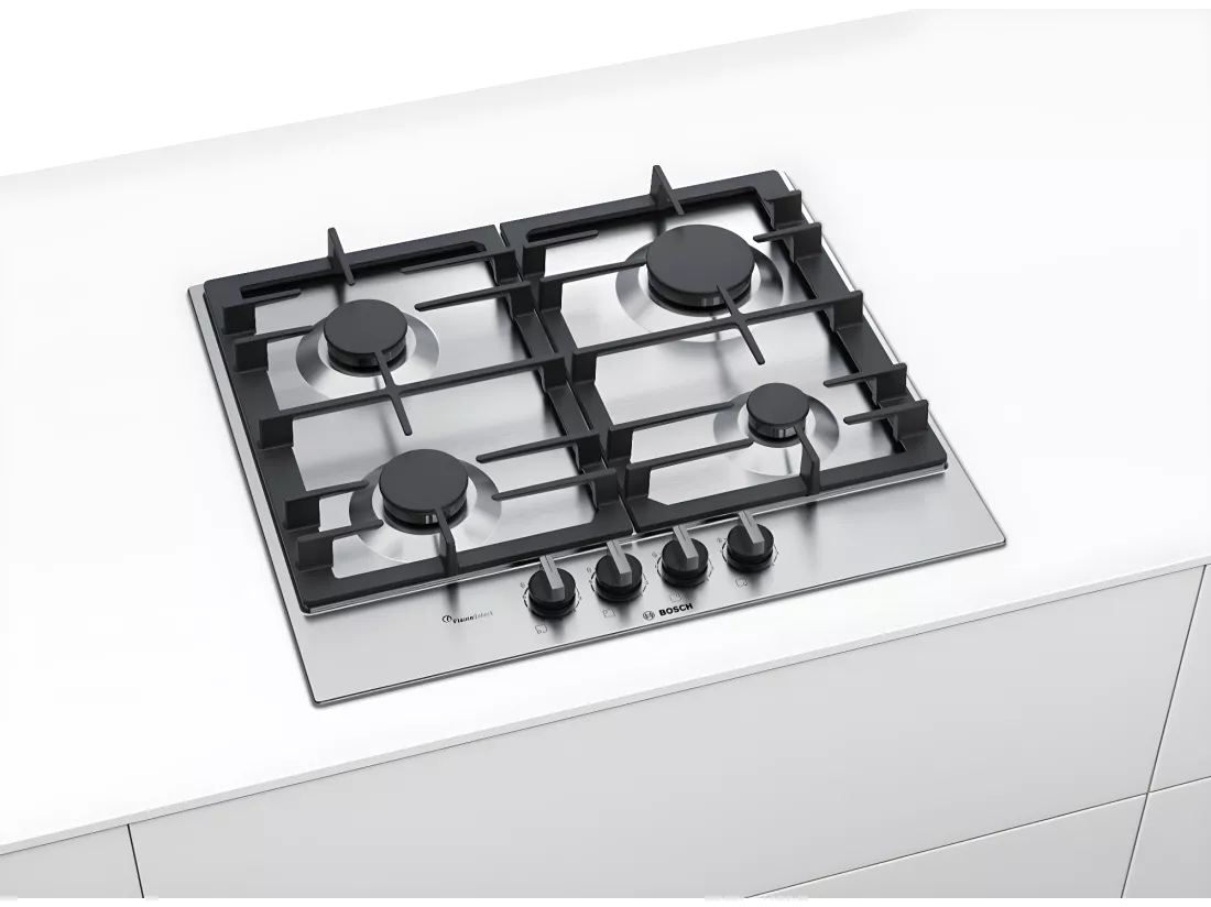 Bosch Table inox gaz 60cm 4 feux - pcp6a5b90