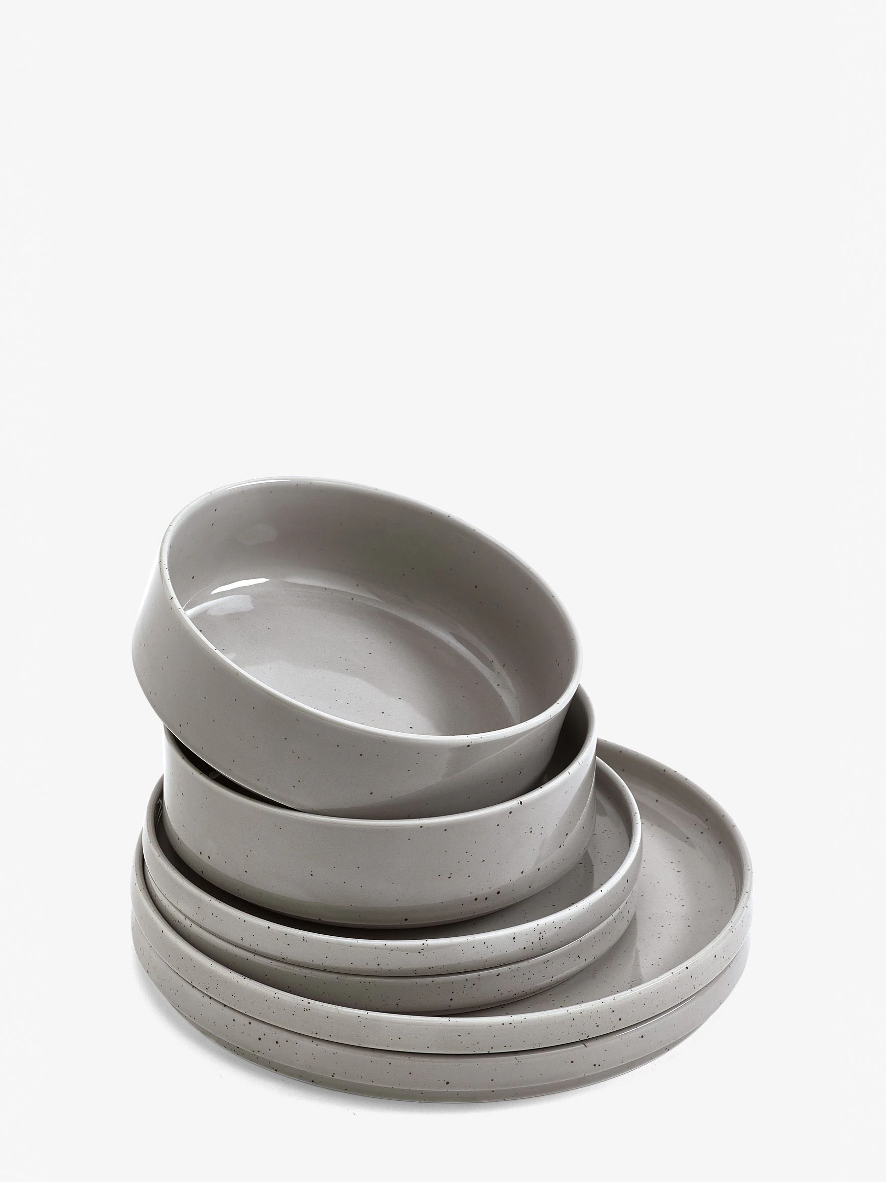 Hayden 12-delig dinerservies met spikkelprint