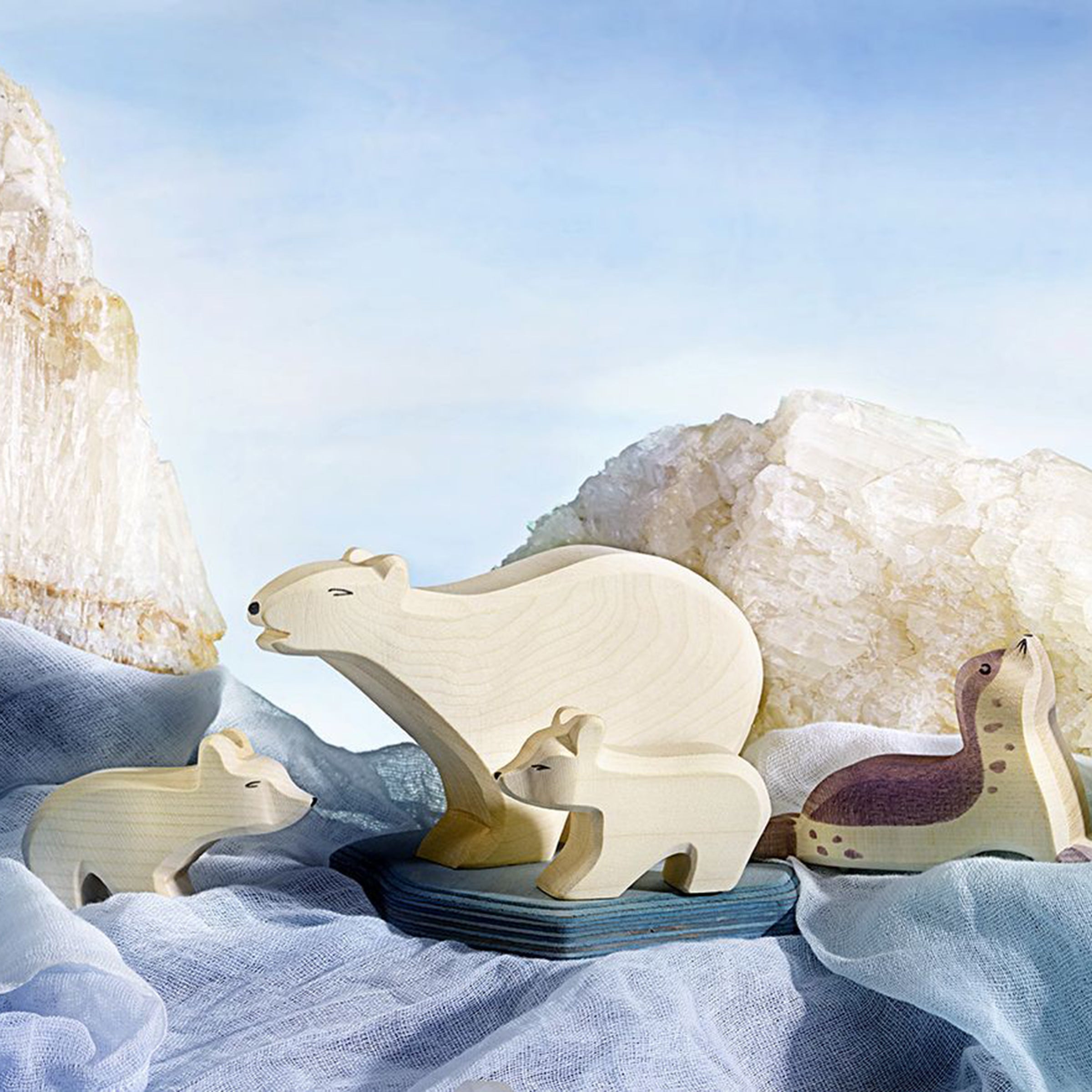 Ostheimer Eisbär kl. Hals lang